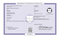 a certificate for the oaa